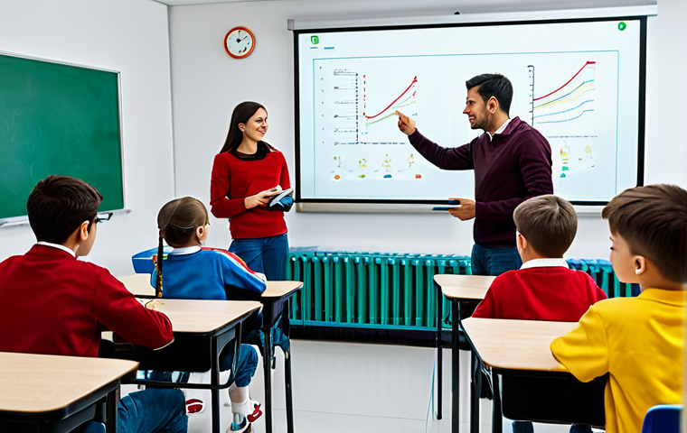 **
"A group of fully clothed students in a brightly lit, modern classroom, collaborating on a digital game displayed on a large interactive whiteboard. Appropriate attire, safe for work, perfect anatomy, natural proportions, professional digital illustration, family-friendly. The classroom features Italian flag colors subtly incorporated into the decor. Modest clothing, professional setting."
**